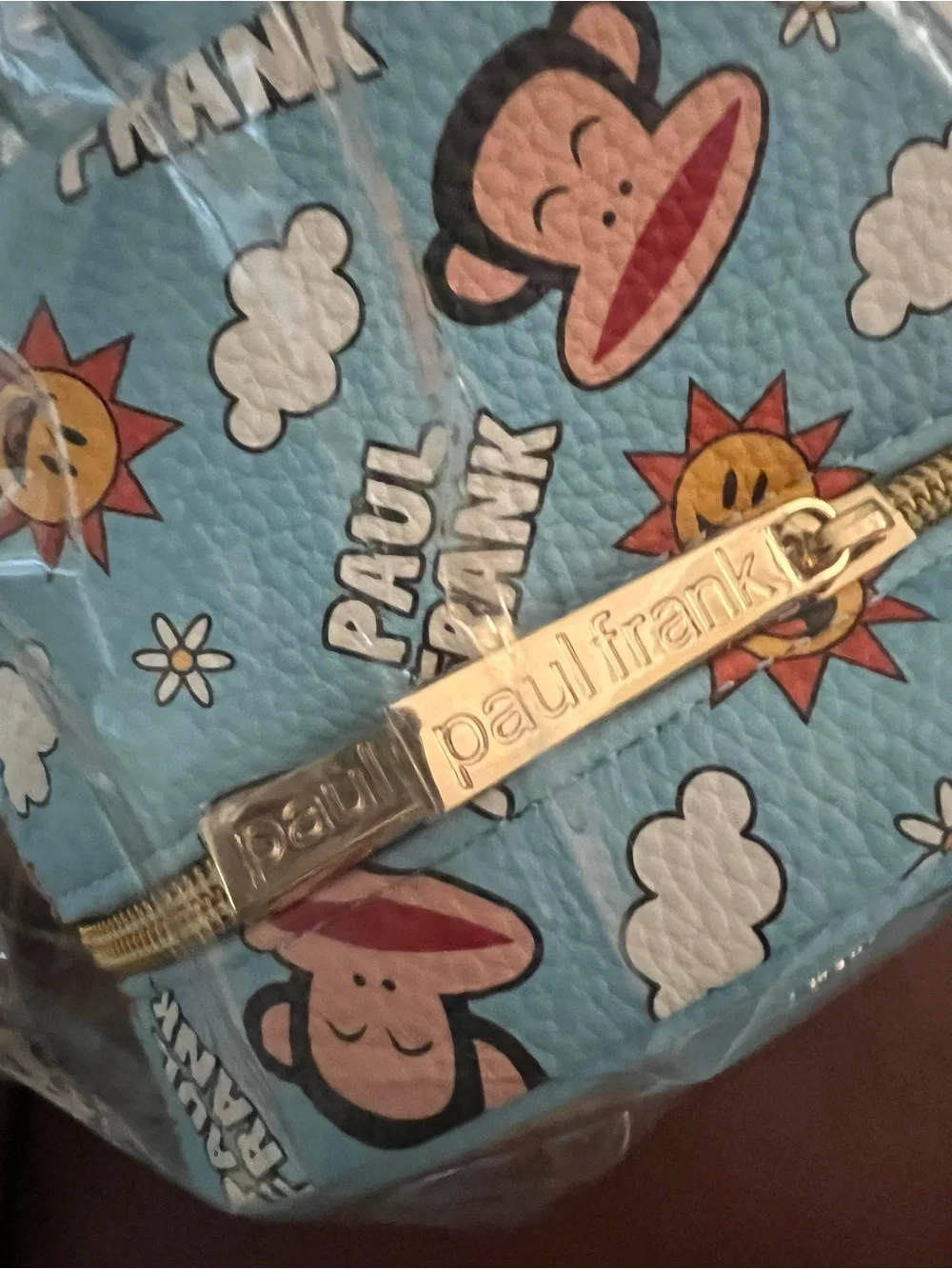 Paul Frank Sky Blue Kids Graphic Mini Backpack